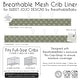preview thumbnail 6 of 4, Sweet Jojo Designs + BreathableBaby Breathable Mesh Crib Liner Dark Green Boho Arrow Boy Girl Unisex/Gender Neutral