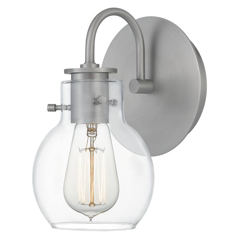 Quoizel Andrews Antique Nickel 1-Light Wall Sconce