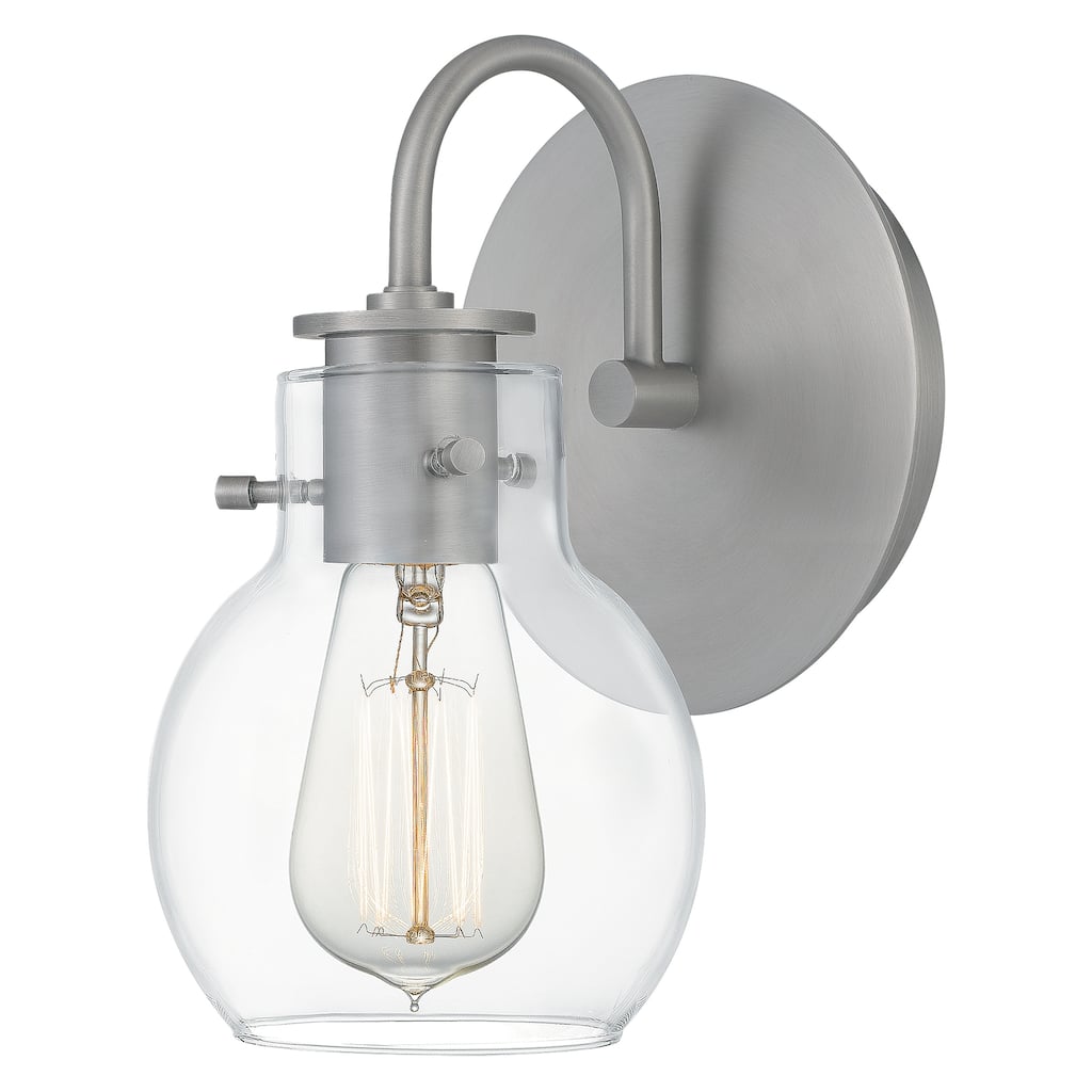 Quoizel Andrews Antique Nickel 1-Light Wall Sconce