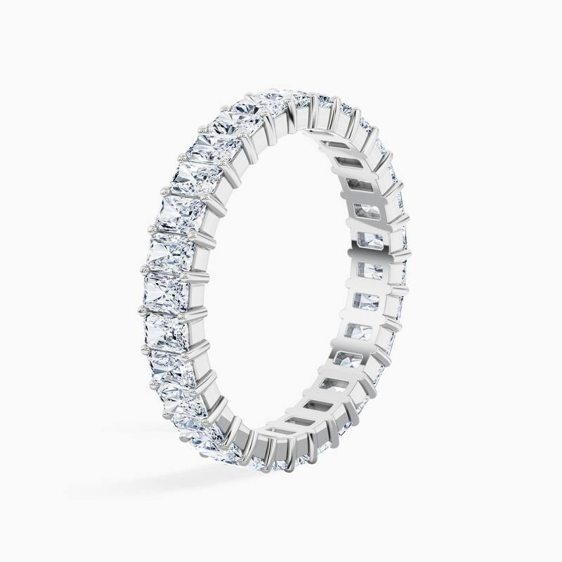 Auriya 14k Gold Radiant North-South Lab Grown Diamond Eternity Band 3.00 - 11.25 ct. tw. (F-G, VS)