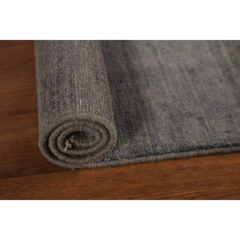 Modern Gabbeh Oriental Rug Hand-Knotted Bedroom Wool Carpet - 2'8"x 4'1"