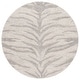 preview thumbnail 26 of 43, SAFAVIEH Handmade Ebony Hanh Modern Wool Rug 6' Round - Grey/Ivory - Round