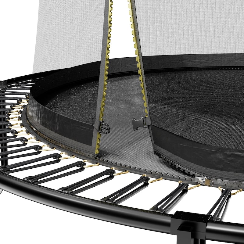 14FT Springfree Trampoline Bungee Jumping No Gap Safety Net for Outdoor