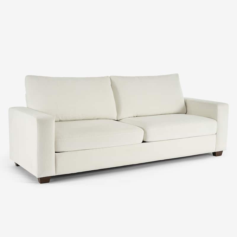 CO-Z 86.6" Upholstered Sofa Couch for Living Room 3-Seater Sofa