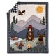 preview thumbnail 2 of 3, NoJo Into the Wilderness 4 Piece Nursery Crib Bedding Set