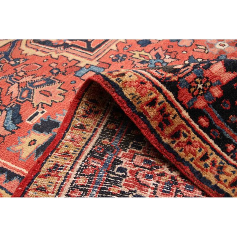 ECARPETGALLERY Hand-knotted Sarabi Red Wool Rug - 10'0 x 13'1
