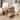 2-Tier Solid Wood End Table with Storage Shelves, Side Accent Table Nightstand for Living Room Bedroom