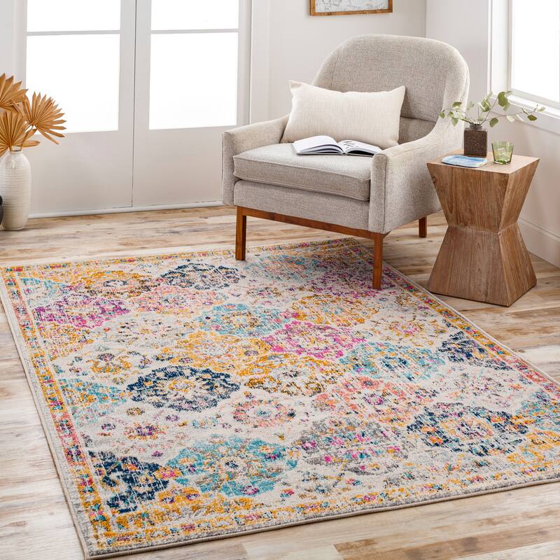 Livabliss Harput Transitional Medallion Area Rug