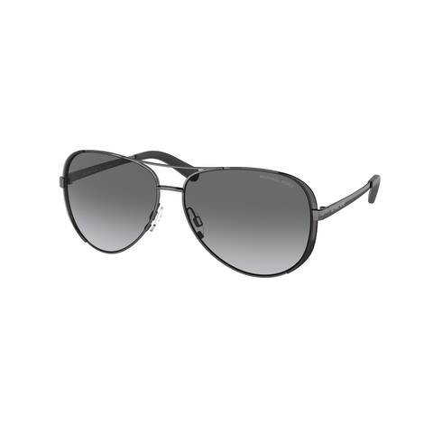 Michael Kors Womens Chelsea MK 5004 101311 Gunmetal Black Metal Aviator Sunglasses