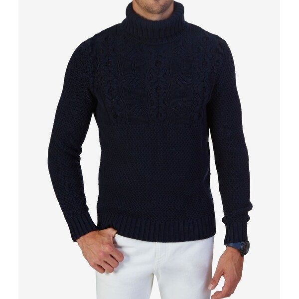 navy mens turtleneck