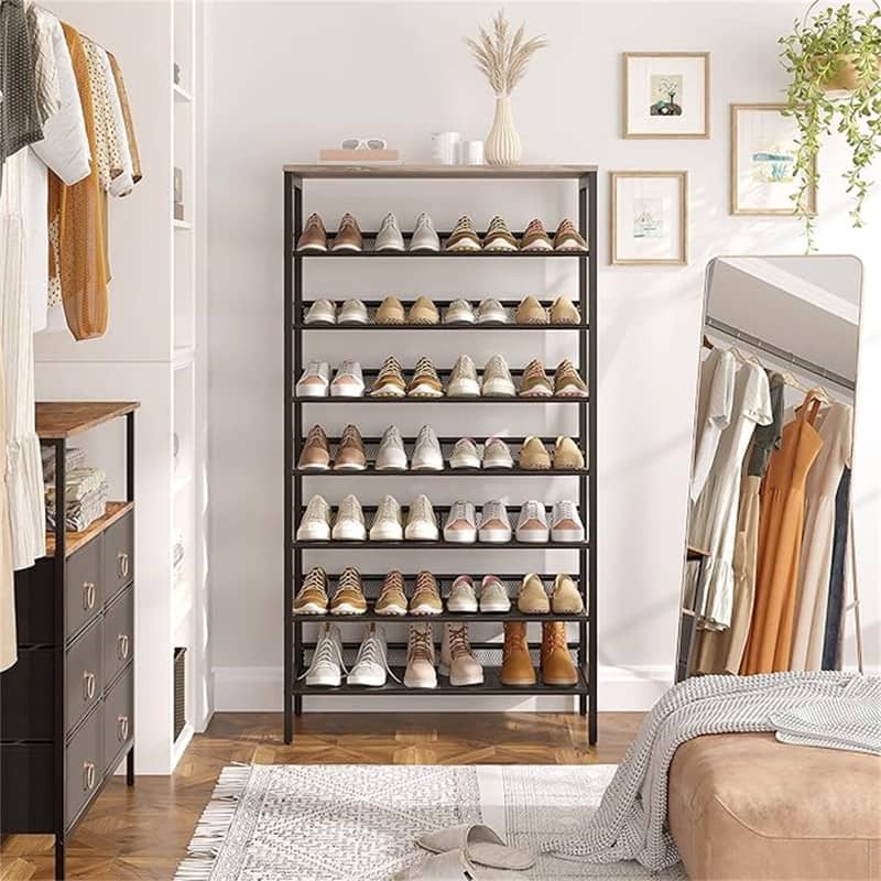 Shoe Rack Organizer - 29.5"D x 11.8"W x 53.9"H