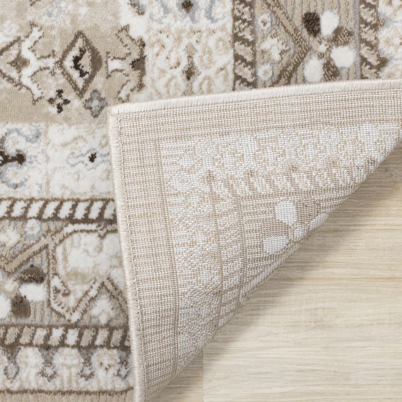 London Collection - Beige/Cream Traditional Area Rug