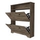 preview thumbnail 4 of 14, Shoe Rack With One Open Shelf And Two Extendable Cabinets
