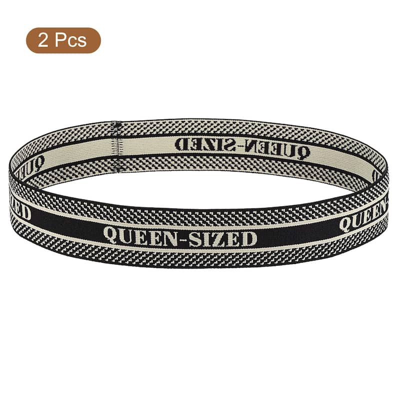 Bed Sheet Organizer Bands 325x40mm Storage Bands, Brown, QUEEN - Brown