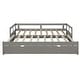 preview thumbnail 7 of 34, Extendable Daybed with Trundle, Wooden Platform Sofa Bed, Twin to King Size Extend Bed Furniture for Bedroom Living Room