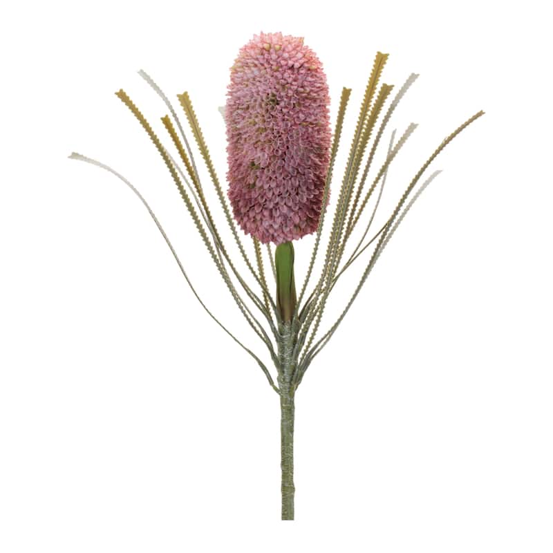 Artificial Protea Floral Stem Spray - 28.75" - Pink - Set of 6