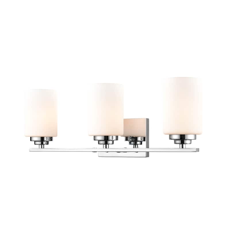 Millennium Lighting Durham 3 Light Bathroom Vanity Light with Frost Glass Shades