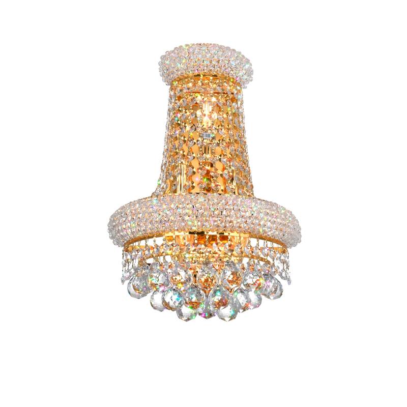 Empire 3 Light Wall Sconce With Gold Finish - Gold
