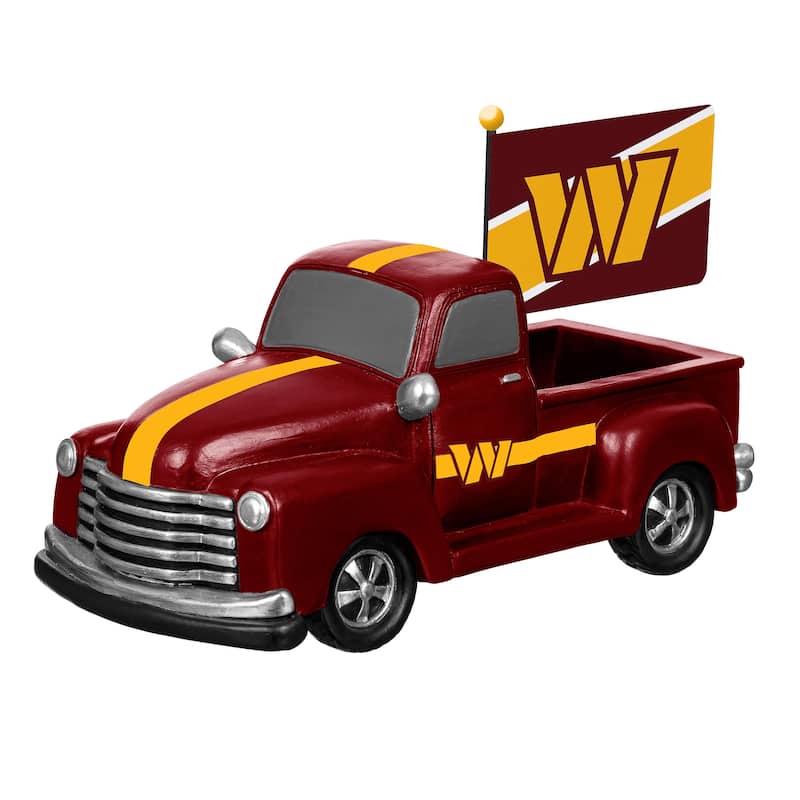 NFL Rally Truck Garden Statue with Team Flag