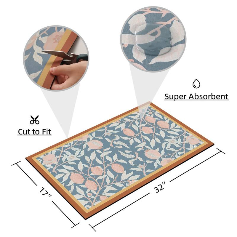 Bath Mat Rug-Thin Quick Dry
