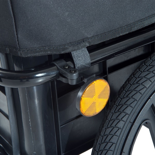 Aosom double bike clearance trailer