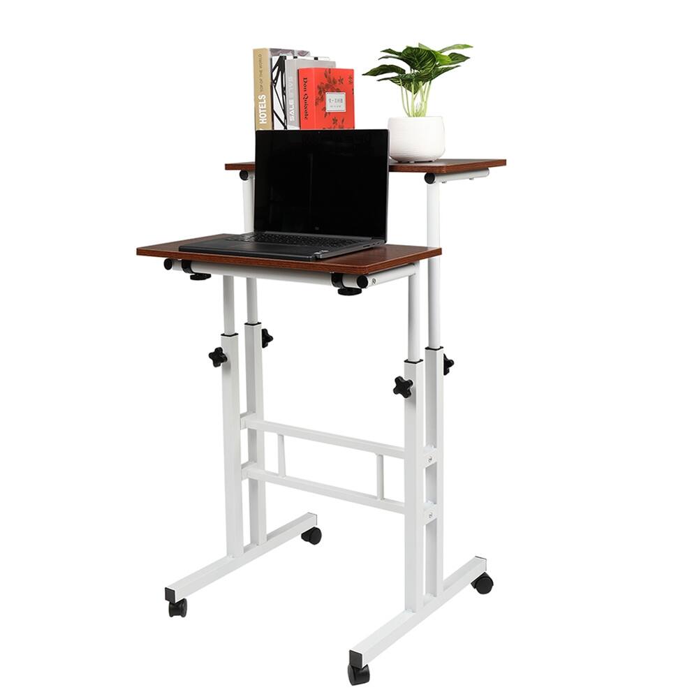 Standing Lifting Computer Desk Double Tube Lifting Basic Model