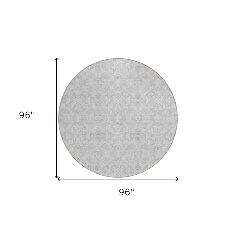 HomeRoots Medallion Transitional Rectangle Outdoor Rug