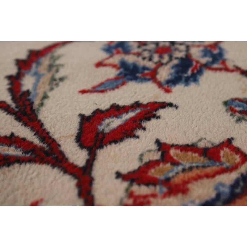 Hand Knotted Oriental 100% Wool Carpet Traditional All-Over Beige & Ivories Najafabad Area Rug - 13' 6'' X 9' 9''