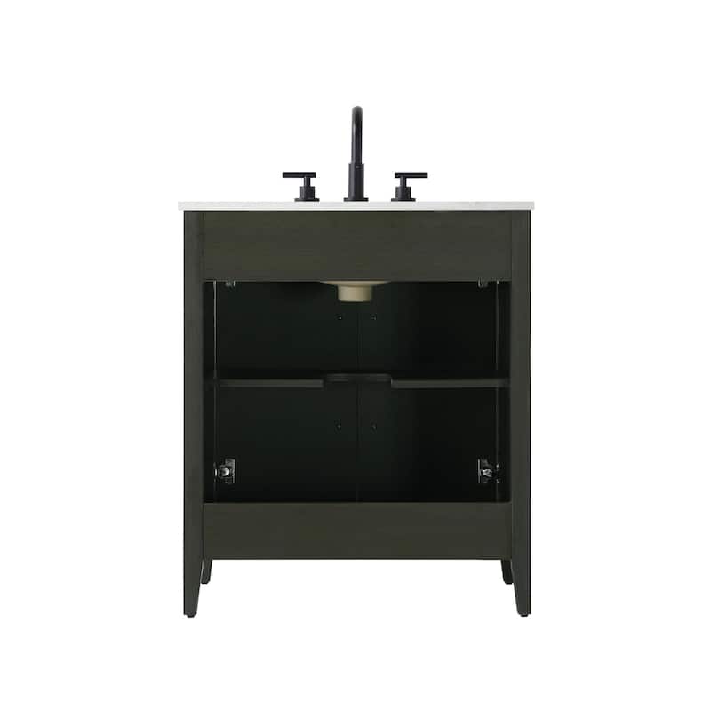 Elegant Lighting VF29330 Millie 30" Free Standing Single Basin Vanity