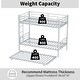 preview thumbnail 4 of 44, Twin over Twin Metal Bunk Bed with Noise-Reducing Guardrail