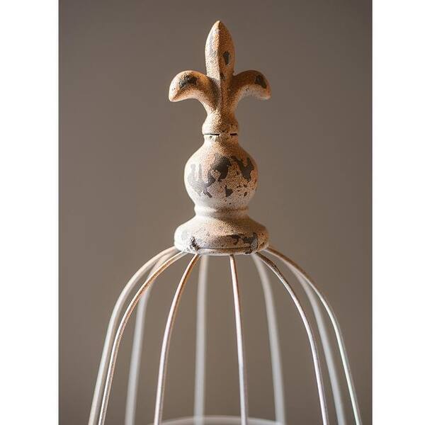 Shop Rusticreach Decorative Iron Bird Cage Overstock 27636854