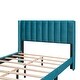 preview thumbnail 23 of 30, Full Size Storage Bed Velvet Upholstered Platform Bed with a Big Drawer