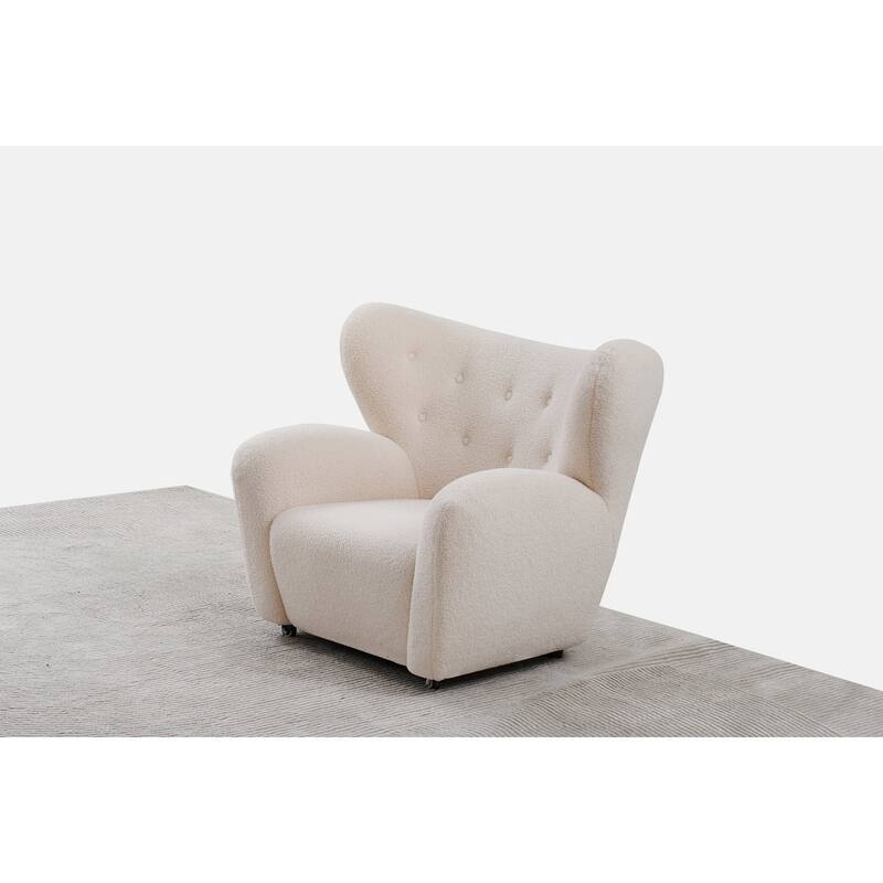 Tiredman 40.5'' Wide Tufted and Ottoman