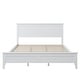 preview thumbnail 2 of 46, Modern White Solid Wood Queen Platform Bed