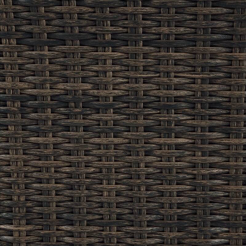 Soha 59 Inch Outdoor Multi Use Dining Table, Resin Wicker with Shelf, Brown