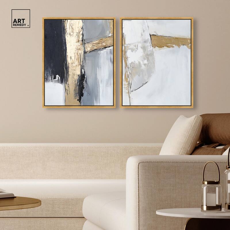 Cracks of Creation II Canvas Set of 2 by Art Remedy