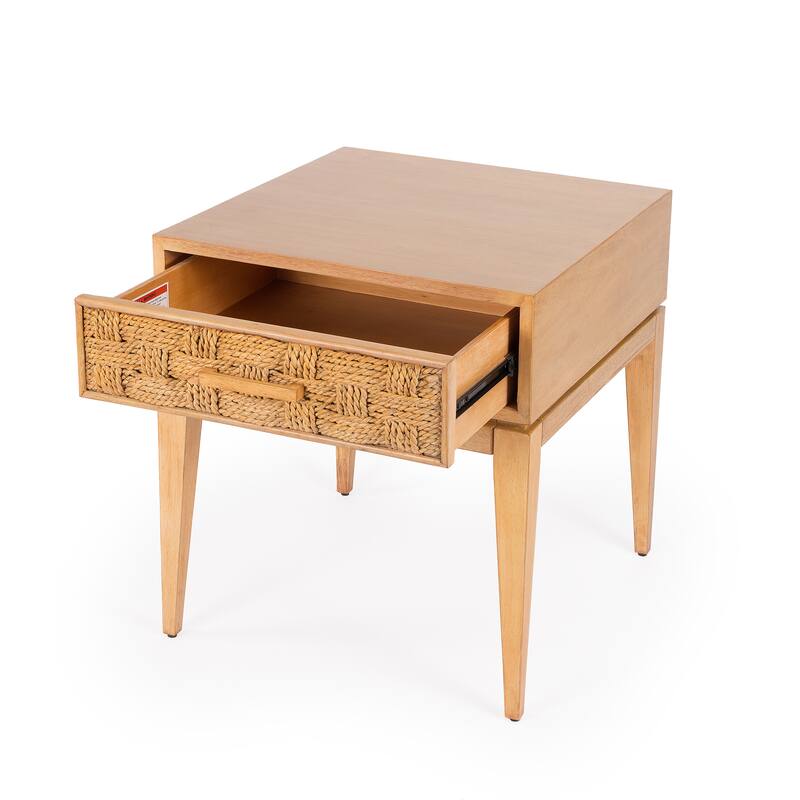 Butler Faddei Light Wood End Table Bed Bath & Beyond 32637509