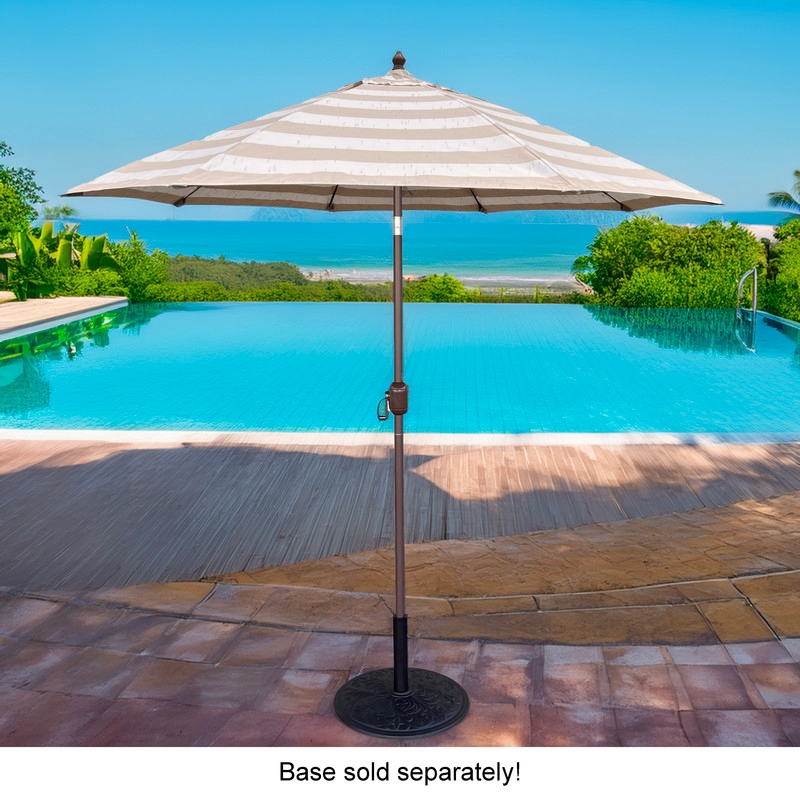 Tropishade 9' Alum Mkt Umbrella, Sunbrella 58025 Decade Sand