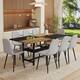 Option Light Grey-8 Chairs