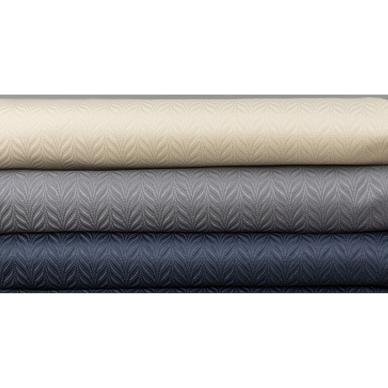 -Ripple Solid Blackout Thermal Rod Pocket Curtain Single Panel, 54 by 63-Inch, Navy Blue