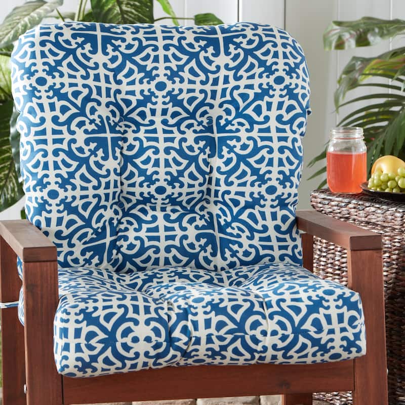Outdoor 42-inch L x 21-inch W Seat/Back Chair Cushion (Cushion Only)