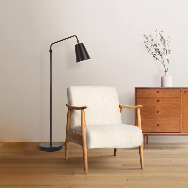 Nottingham 47.5" Height Floor Lamp, Black - 10 x 23.25 x 47.5 - 56.875 ADJ."