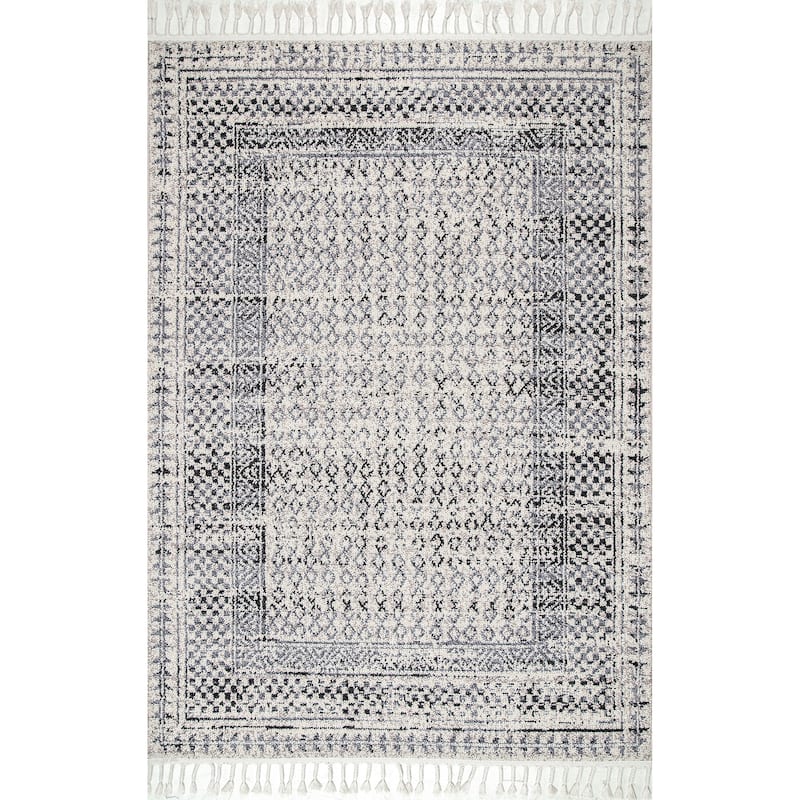 Nuloom Contemporary Faded Diamond Checkers Area Rug