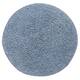 Home Weavers Fantasia Collection Absorbent soft Cotton Machine Washable and Dry 25" Round - Blue