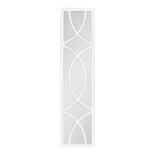 Shop Black Friday Deals On Kate And Laurel Tolland Wood Panel Wall Mirror 12x48 Overstock 25443448