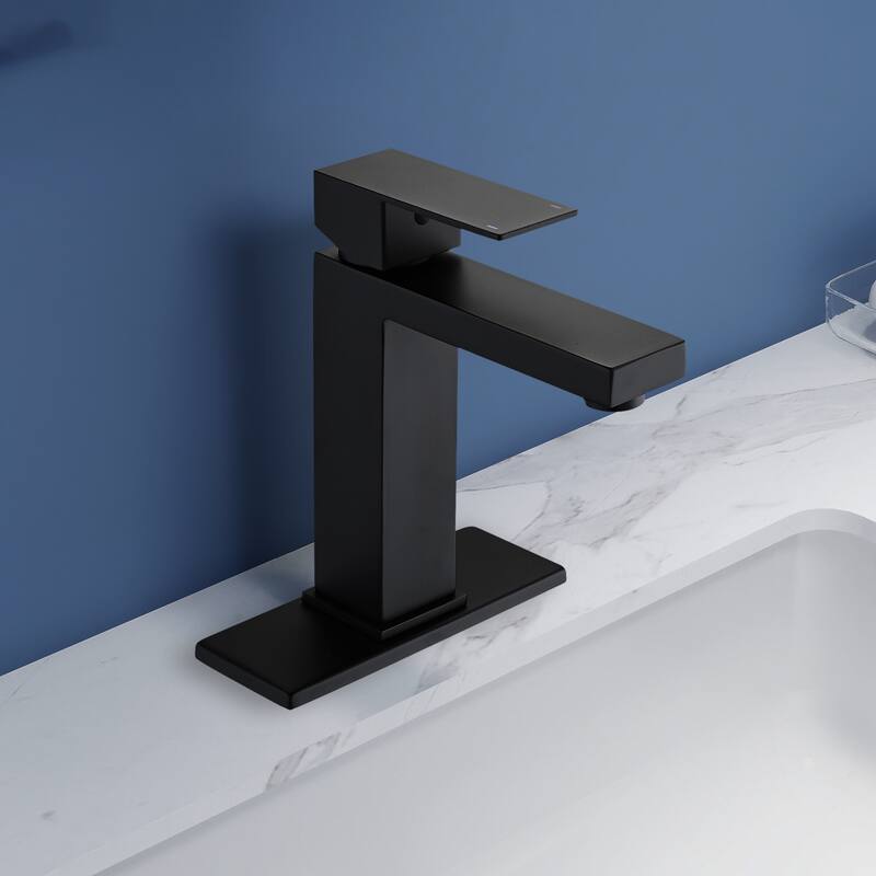 Topcraft Single Handle Bathroom Faucet with Pop-Up Drainer