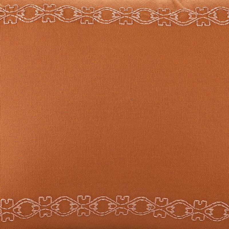 Sevita Dainty and Delicate Embroidered Border Throw Pillow