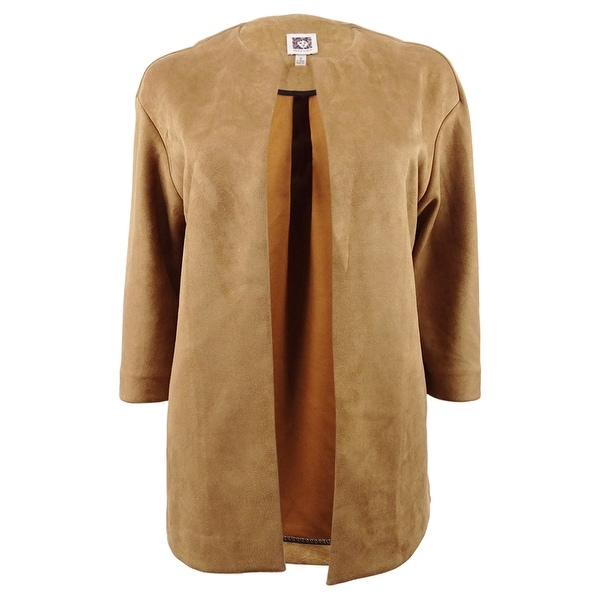 anne klein suede jacket