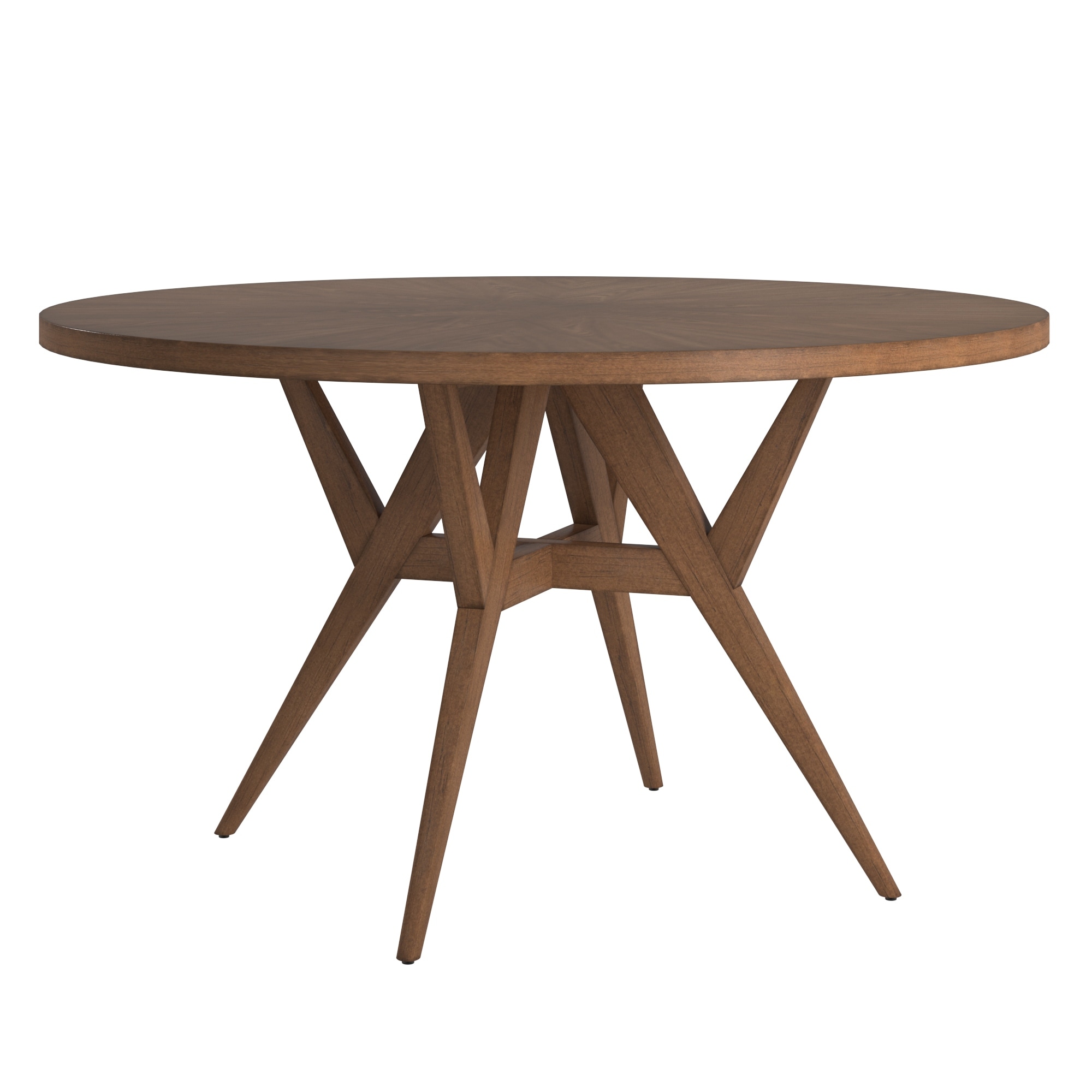 60 inch round hot sale mid century dining table