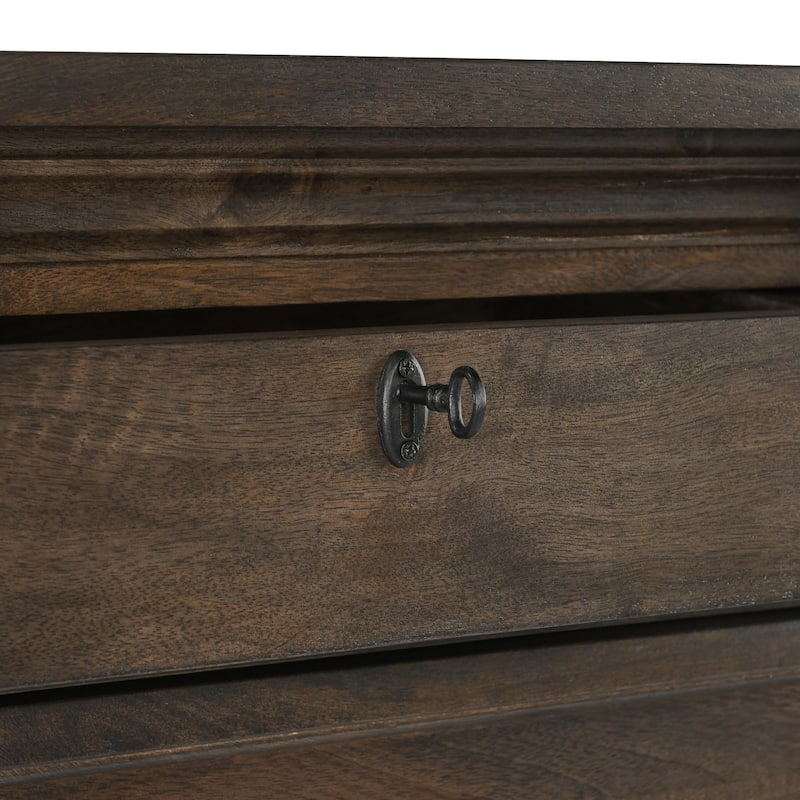 Classic Home Adelaide Six-Drawer Dresser in Cocoa Brown